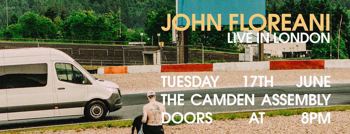 JohnFloreani's tweet photo. And now, what literally no one was asking for, a show in London on Tuesday lmao https://t.co/K0OKmUKHnZ