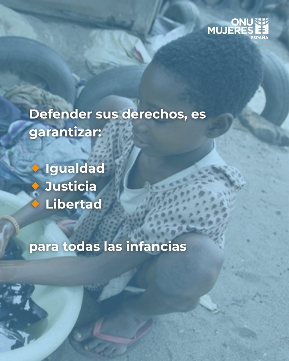 🔴 Hoy, 12 de junio, alzamos la voz contra el trabajo infantil.

160 millones de niñas y niños trabajan en el mundo.

Las niñas, además, asumen tareas domésticas no remuneradas. Erradicarlo es una lucha por la igualdad.
#NiñezLibre  #ONUMujeres