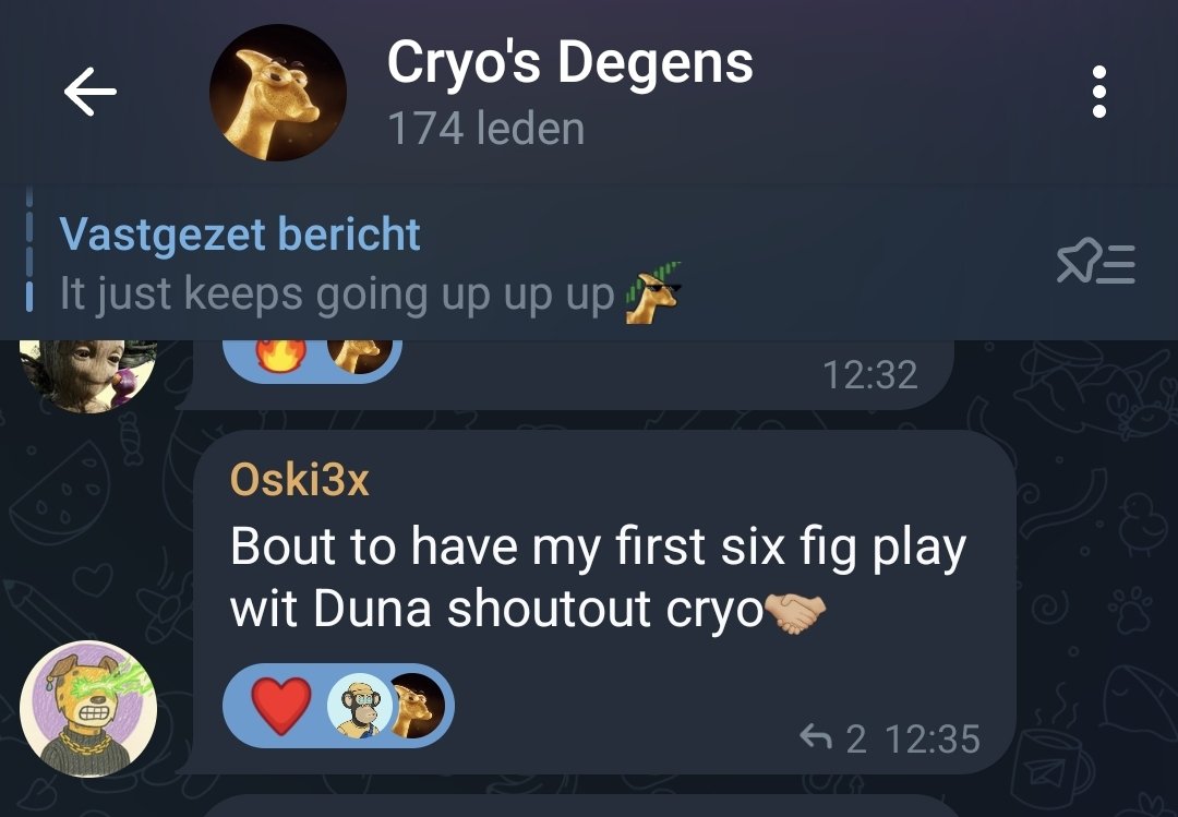 CryoPalmar's tweet photo. Winning is fun.
Winning together is 100x more fun!
Shoutout to the homies who support me on this journey, you all deserve wins like this 💛

(link in bio for my tg) https://t.co/0NcUSvwcLR
