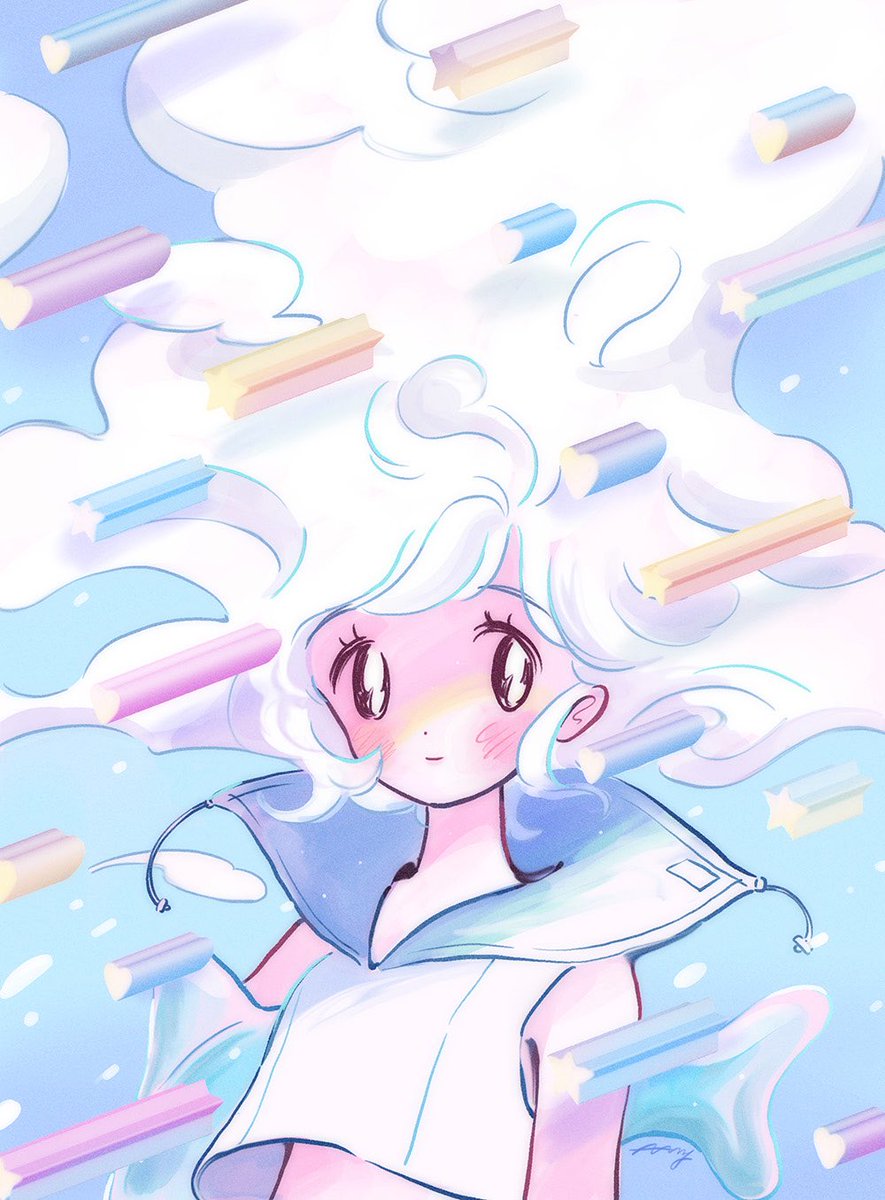「"Sun Shower"」|ア〜ミ〜／𝗔𝗔𝗠𝗬のイラスト
