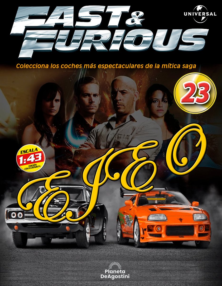 distribuidoejeo's tweet photo. Ya tenemos a la venta la nueva entrega de la colección de "Fast and Furious"

De $419.90 queda en $380

Fecha límite para recoger su producto, Martes 17 de Junio de 2025

#DistribuidoraEjeo #PlanetadeAgostini #FastandFurios #F&amp;F #RápidosyFuriosos https://t.co/J7Tr8PcONG