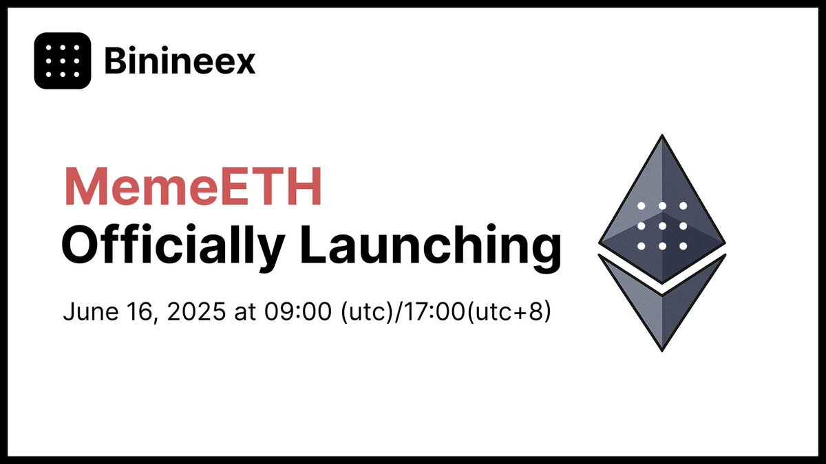 binineex9's tweet photo. 🚨 Preheating Alert: “Milk Powder” Listing Drops on June 16! 🍼
Listed by popular vote from NINE fans, memeETH is officially launching — paired with ETH for trading.
Get ready to trade the most anticipated meme token of the season!
#Binineex #memeETH #MilkPowder #NINE #CryptoListing #MemeFi