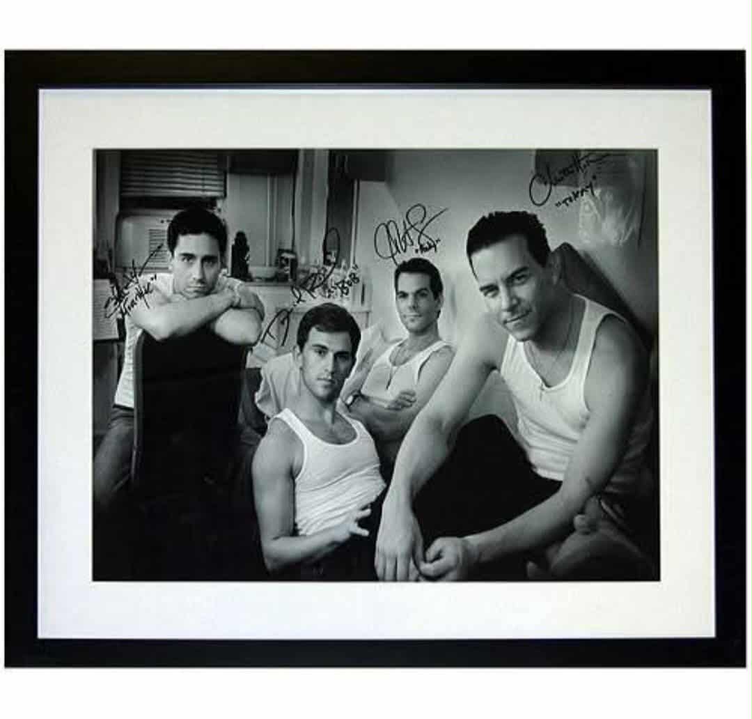 One more #TBT shot in honor of the Tony Awards-Best Musical 2006. Original Broadway Cast of Jersey Boys...not quite as dressed up as on Tony night. 😎🙏🎭🎶⭐️ <a href="/GenuineJLY/">John Lloyd Young</a>   #johnlloydyoungfriends #tonyawardwinner #johnlloydyoung #JerseyBoys #obc #originalbroadwaycast #jerseystyle