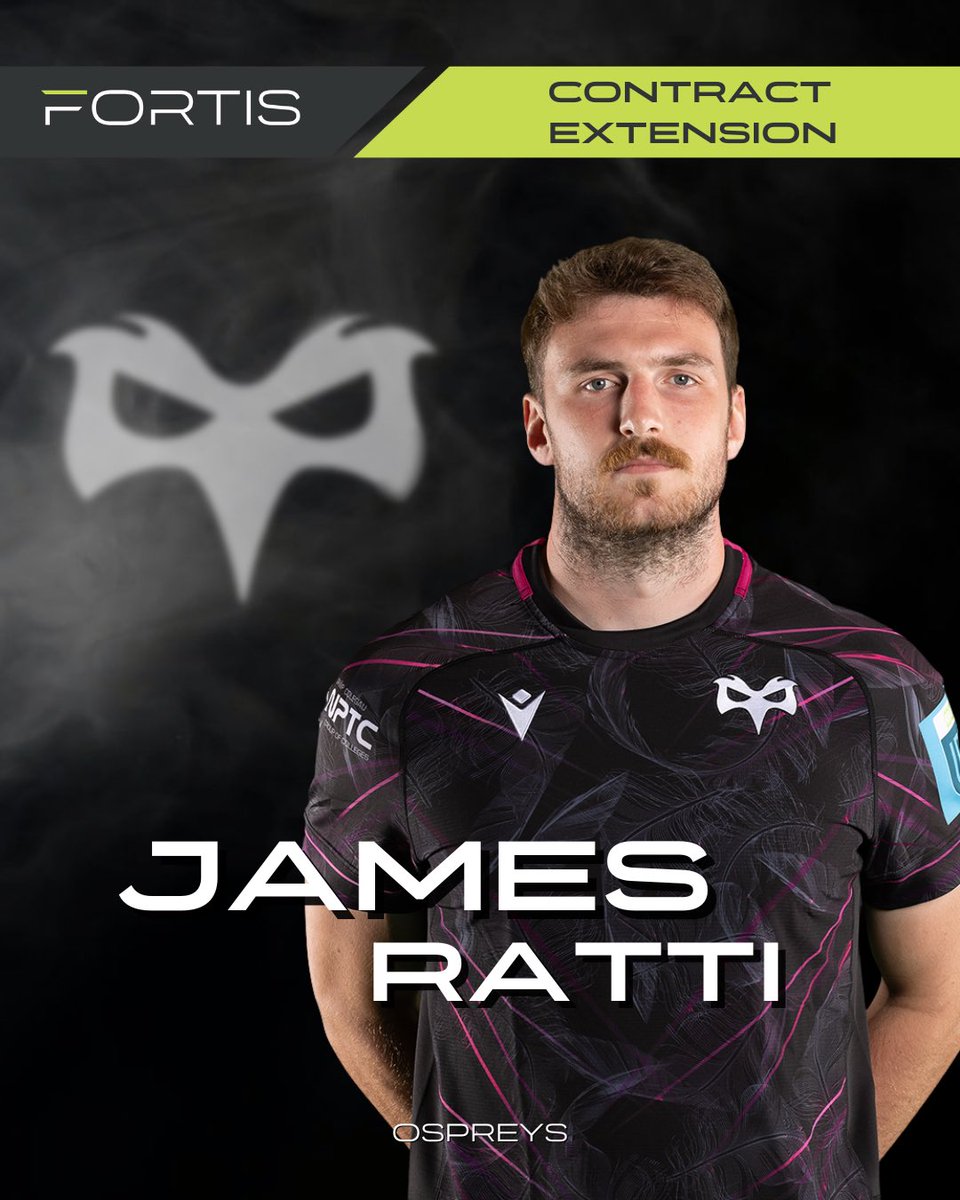 FORTISSPORTSG's tweet image. Congratulations to Fortis Rugby client, James Ratti, on signing a contract extension with his hometown club, @ospreys 🔥

#TeamFortis #WeGoBeyond