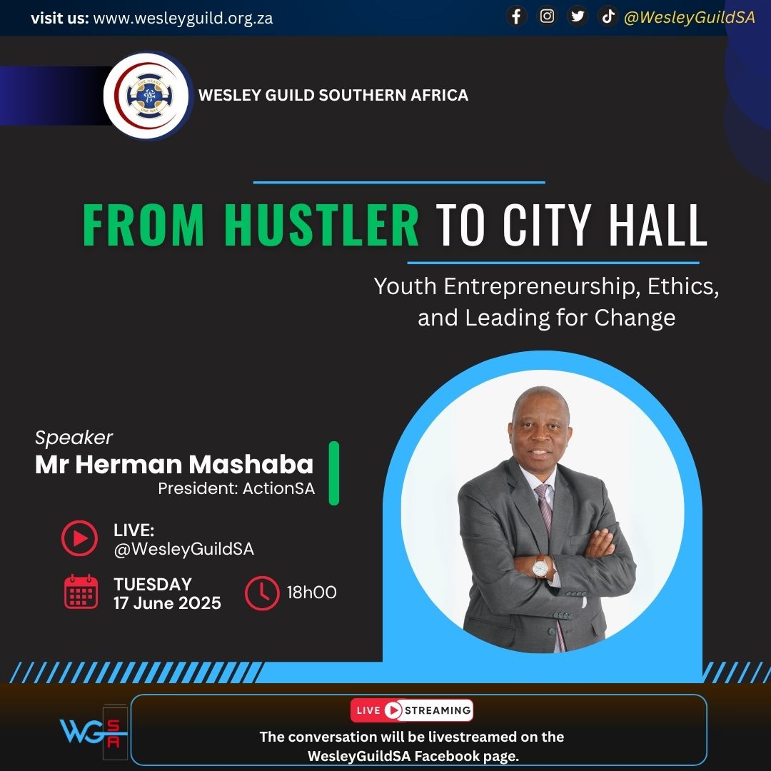 WesleyGuildSA's tweet photo. We’re starting the WGSA Dialogue Series next week! Let’s talk. Let’s listen. Let’s grow—together. Be part of the conversation 👉https://t.co/7Y76zQJFc6
#WesleyGuildSA #DialogueSeries #OneHeartOneWay https://t.co/lFO5Mu9sih