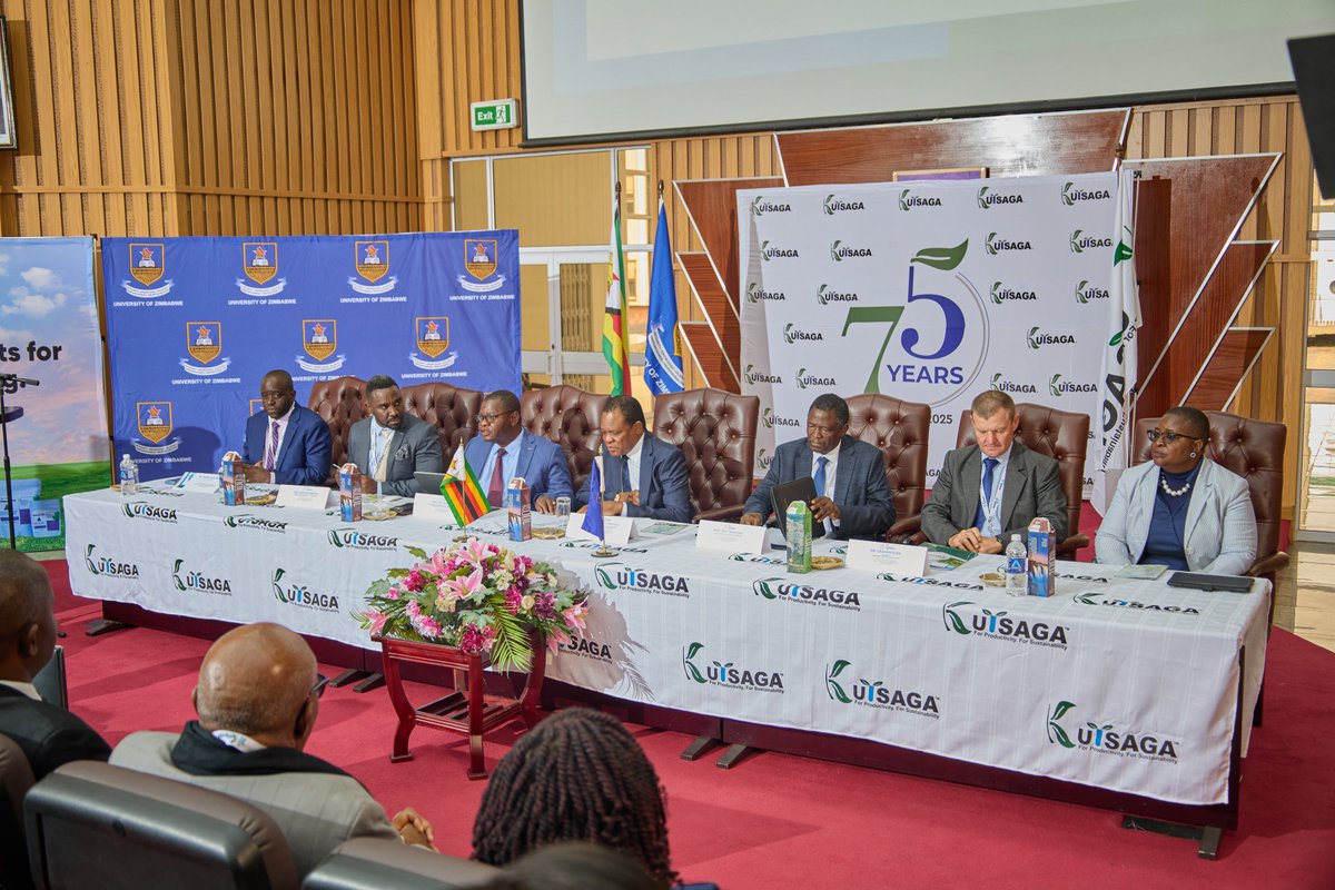 Day 2 of the Kutsaga 75th Anniversary Symposium at the University of Zimbabwe is well underway, with an electric atmosphere! Hon. Dr. Anxious Jongwe Masuka took us down memory lane and painted the story of where the brand is coming from and the ministry’s expectations.
