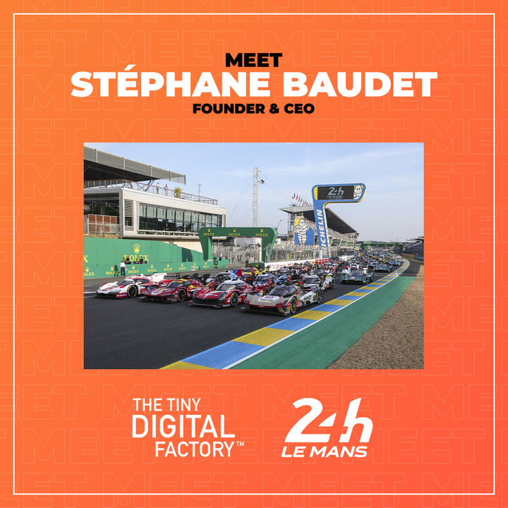 🏁This weekend our passion takes to the track 🏁
Our CEO, Stéphane Baudet, is taking part in the 24 Hours of Le Mans while GT Manager PC is already putting you on the starting grid 🔥
👉Whether you're a gaming enthusiast, a car racing lover, come &amp; join him at the starting line !