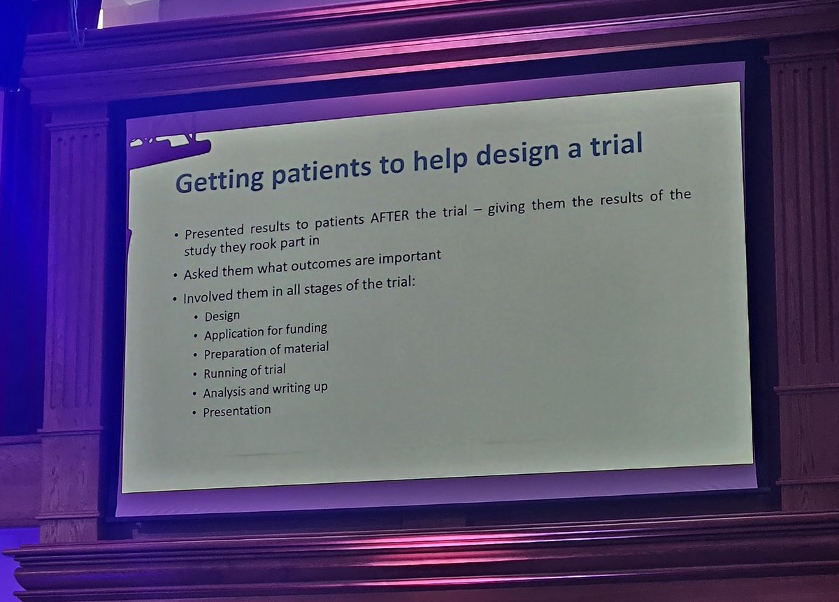 smythm86's tweet image. #NOTACS embedding patients into all elements of the trial from design of trial to publication of results. Wonderful to see
#CCR25