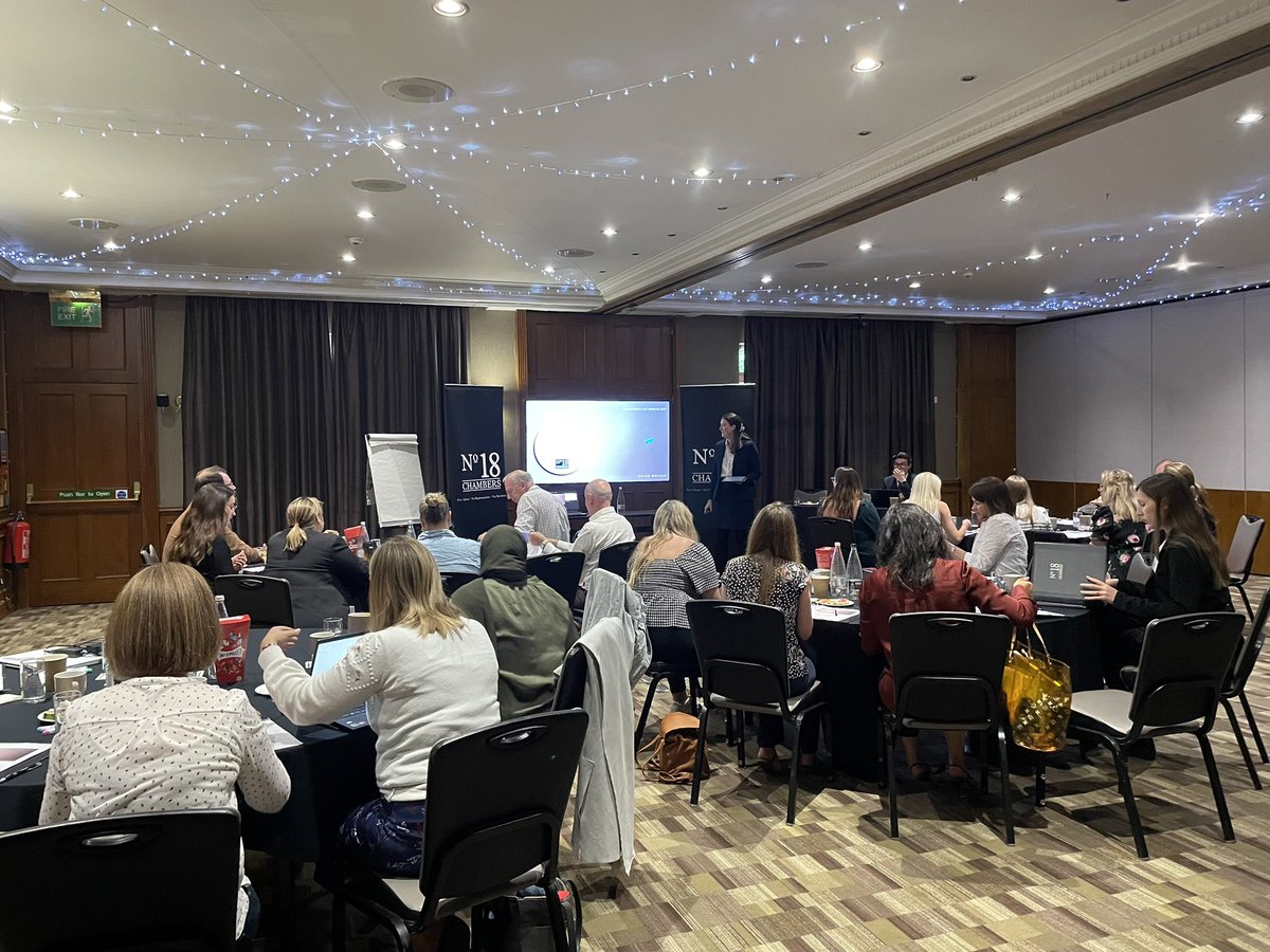 MarkWindebank's tweet image. And Helen takes to the floor at the @No18chambers employment law conference with a round-up of recent interesting cases