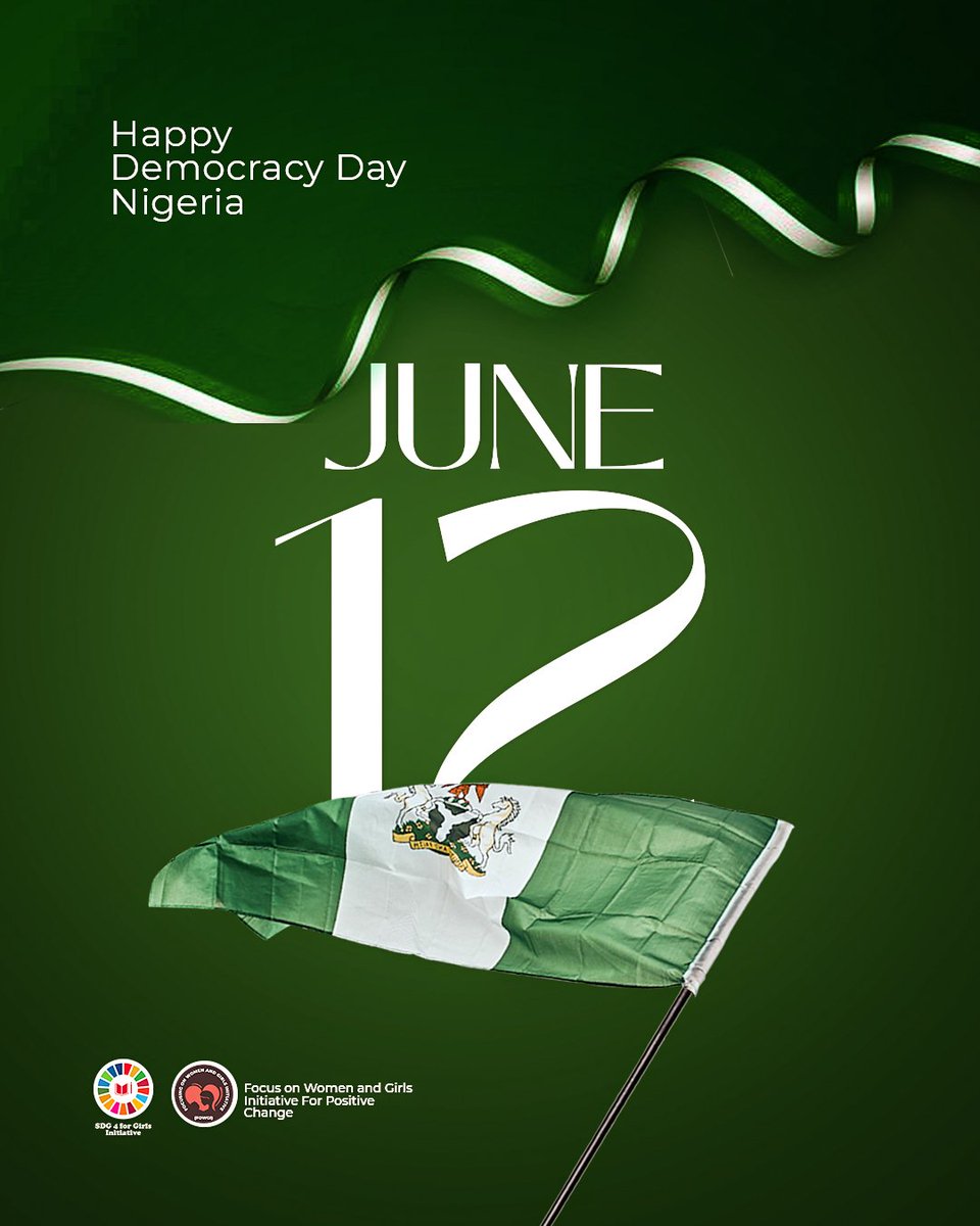 It's Democracy Day!

Happy Democracy Day to us all.

#fowgi #SDG4forgirls