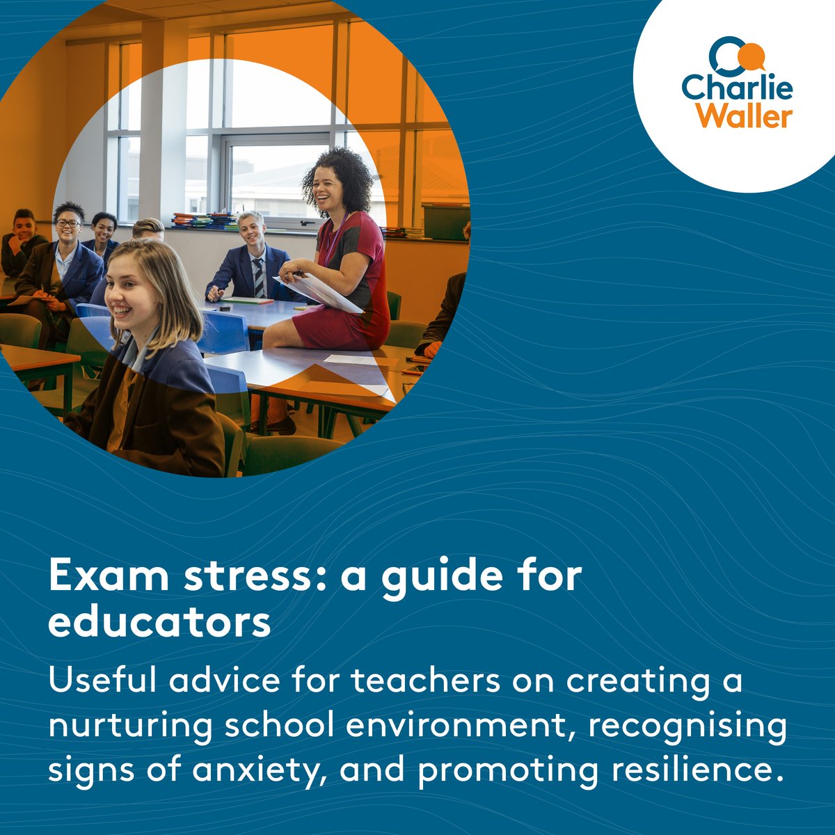 🌞Summer Appeal: Life Skills for Life Stages: free, practical resources to support young people’s mental health. 

📘 Exam Stress: A Guide for Educators

Advice on spotting anxiety, creating a nurturing school environment &amp; building resilience.
👉 go.charliewaller.org/supporting-stu…