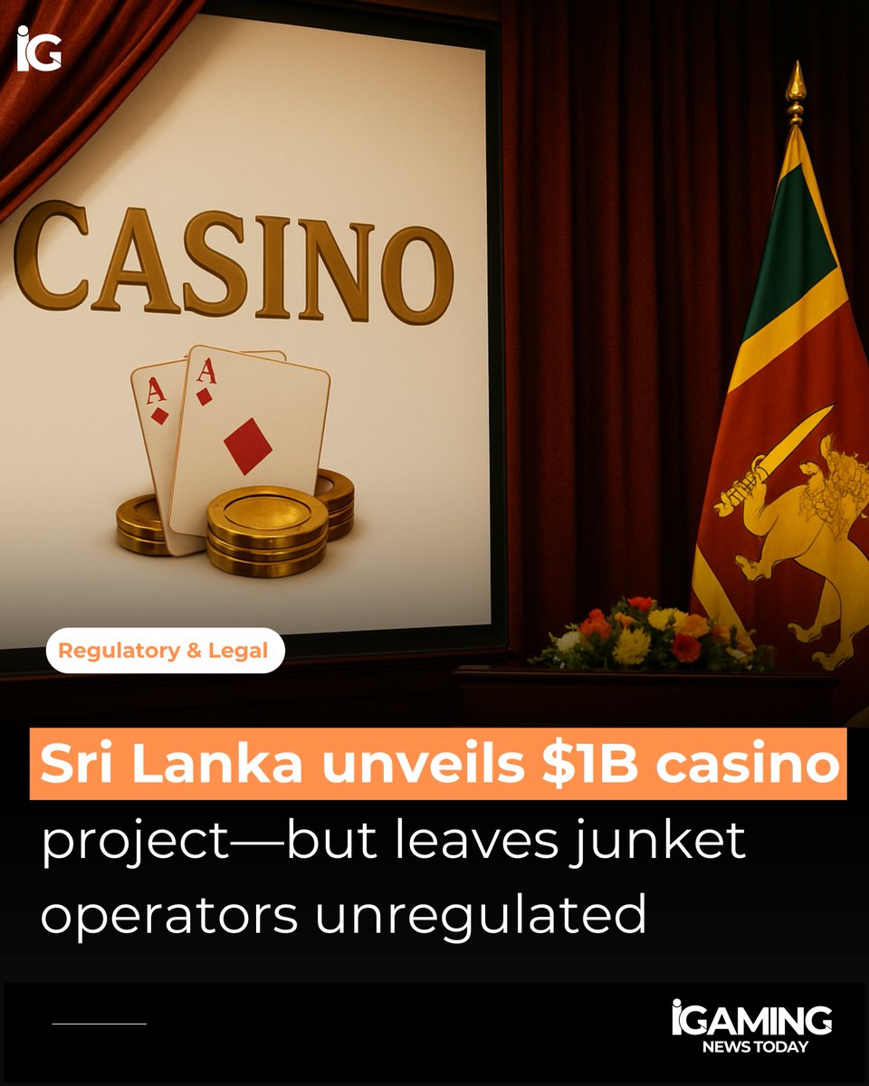 iGNewstoday's tweet image. Sri Lanka’s new casino law omits junket regulation
 No oversight for VIP operators
 City of Dreams set to open
 Will this impact Sri Lanka’s gaming credibility?

#SriLanka #CasinoNews #JunketOperators #Regulation #iGamingNewsToday