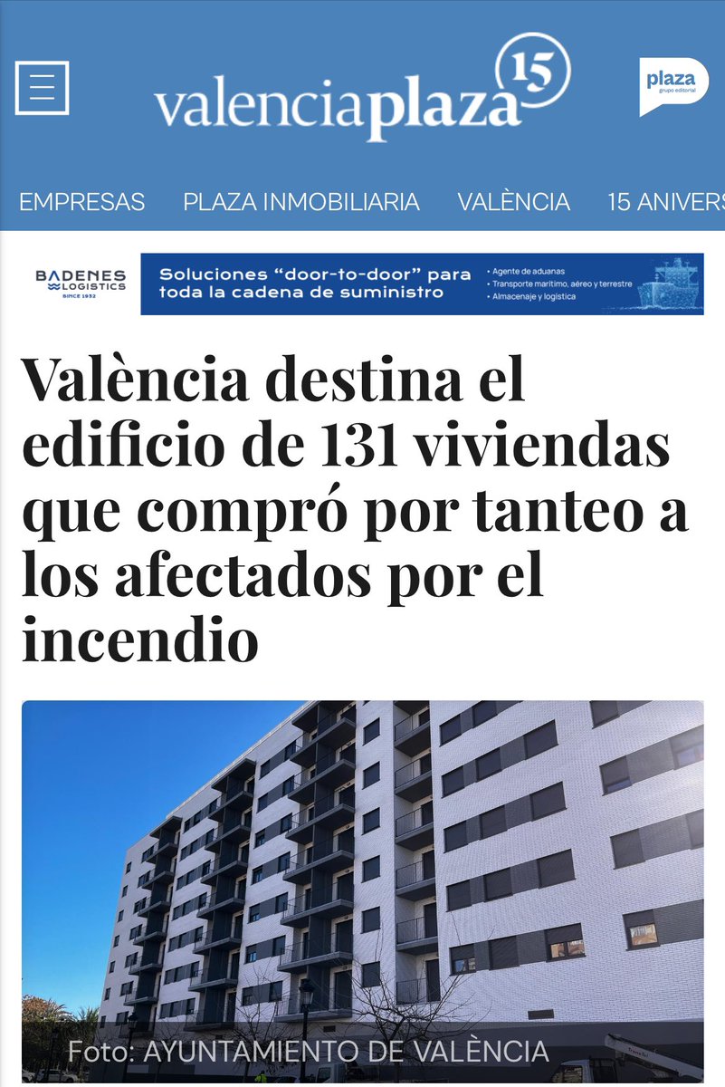 La Vicepresidenta Primera i Consellera de Vivenda, Susana Camarero, HA MENTIT en les Corts Valencianes:

Ha dit que cap vivenda adquirida per tanteig i retracte s’ha pogut emprar i això és rotundament fals 👇🏻

No perdeu més temps i adheriu-vos al nou Pla Estatal d’Habitatge!