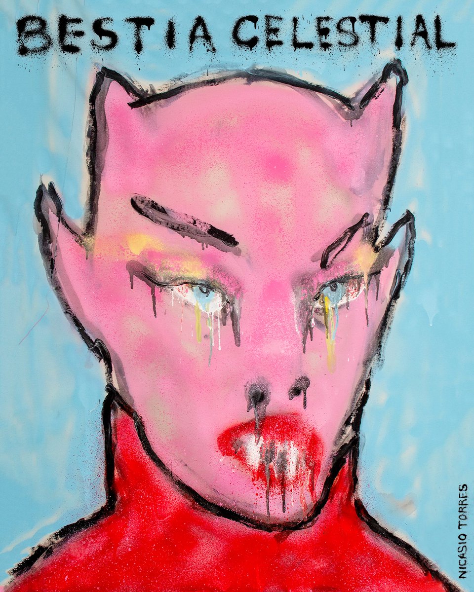 El artista Nicasio Torres inaugura hoy BESTIA CELESTIAL en Palo Alto Barcelona. Entrada libre! vein.es/bestia-celesti…