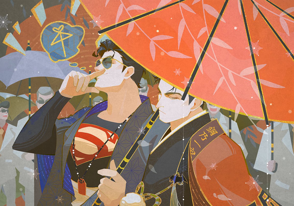 Hydra_839's tweet image. #superbat 极道花札desu!柳间共伞
“他愿意跟我撑一把伞诶,他喜欢我,他对我有意思!”已经快进到孩子名字的库拉库会长如此想道