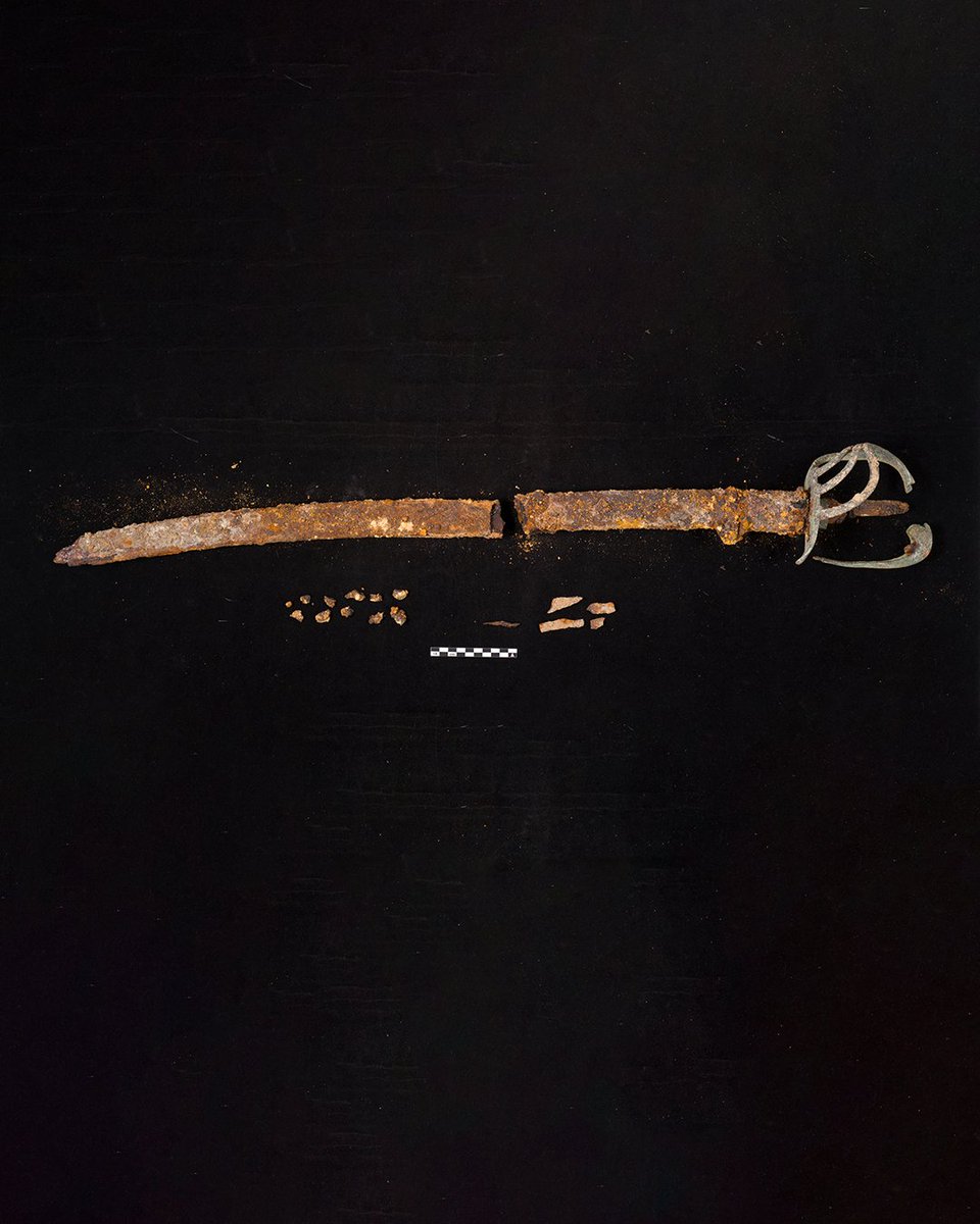 ipcepatrimonio's tweet photo. #IPCErestaura | En las #JEA2025 os mostramos la restauración de un sable carlista del s.XIX hallado en Talavera de la Reina y procedente del Museo de Santa Cruz.
Se han realizado análisis e intervenciones para garantizar su conservación y su correcto estudio histórico-artístico. https://t.co/4i2hnEXjwr