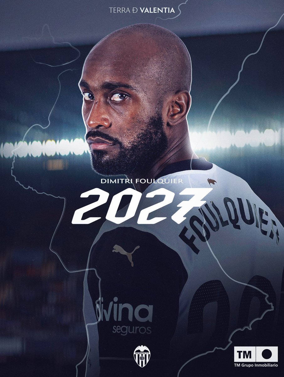 𝑶𝑭𝑰𝑪𝑰𝑨𝑳 | 🦇🔏

🇬🇵 <a href="/Foulquier971/">Dimitri Foulquier</a> renueva con el #VCF hasta 𝟐𝟎𝟐𝟕.

🇸🇬 Clave Carlos Corberán en el viaje a Singapur para asegurar los dos años que pedía el futbolista. 

📌 valenciacf.com/comunicado-ofi…