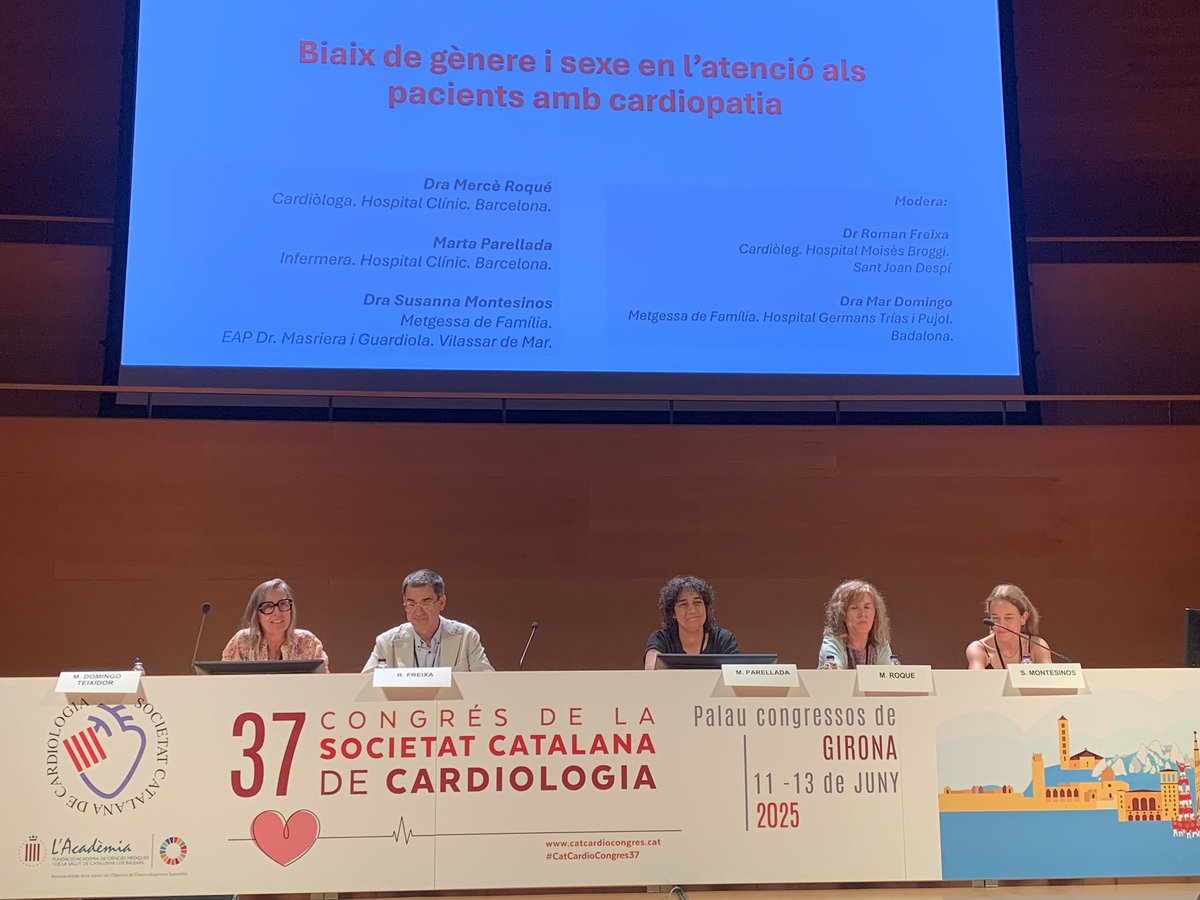 Biaix de gènere i sexe en l’atenció dels pacients amb malalties cardiovasculars, som-hi! #CatCardioCongres37 <a href="/rfreixap/">Román Freixa Pamias</a> <a href="/mardomingo10/">Mar Domingo</a> <a href="/catcardiocamfic/">Cardio-Primària</a>