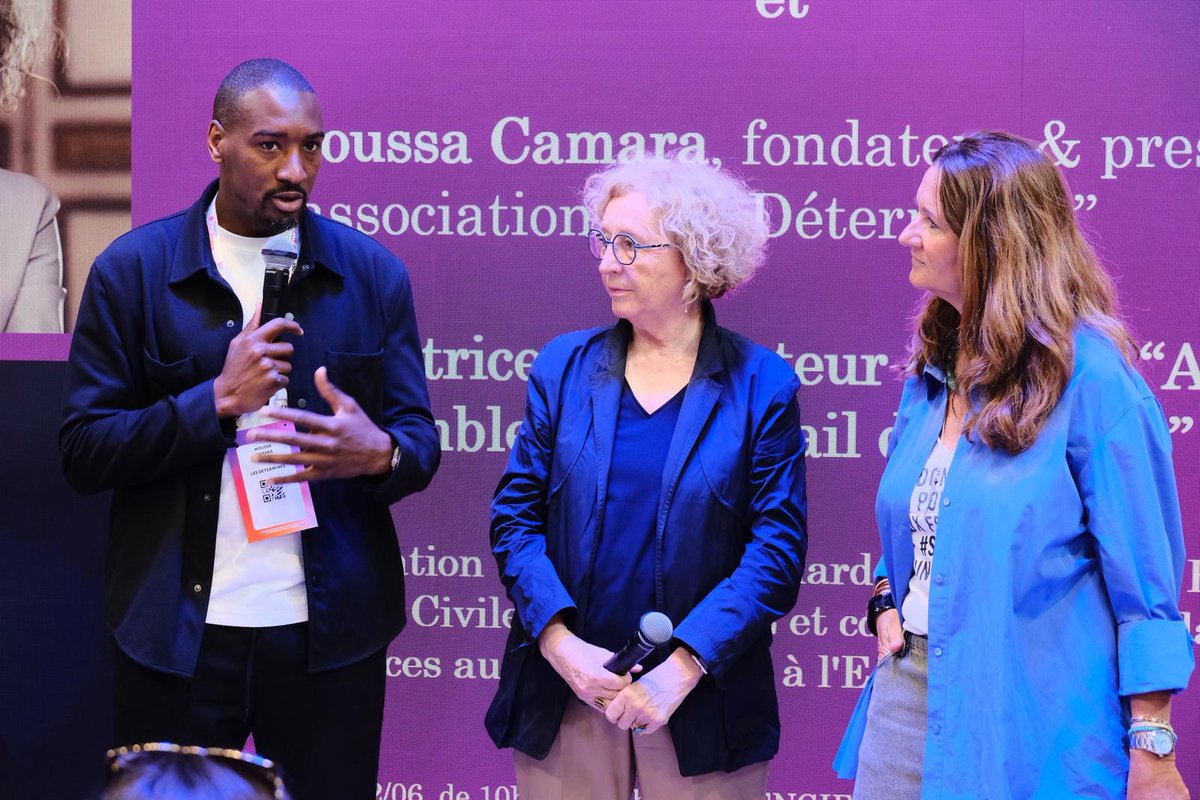 ENGIE Newsroom (@engienewsroom) on Twitter photo "On croit beaucoup en la valeur du travail chez <a href="/LesDetermines/">Les Déterminés</a>. Des milliers de jeunes en France se cherchent, ils ont l'énergie, les idées, il leur manque les opportunités. Notre rôle est de leur en fournir." <a href="/mousscama/">Moussa Camara</a> avec <a href="/murielpenicaud/">Muriel Pénicaud</a> et <a href="/elisabeth_rchrd/">Elisabeth Richard</a> "On croit beaucoup en la valeur du travail chez <a href="/LesDetermines/">Les Déterminés</a>. Des milliers de jeunes en France se cherchent, ils ont l'énergie, les idées, il leur manque les opportunités. Notre rôle est de leur en fournir." <a href="/mousscama/">Moussa Camara</a> avec <a href="/murielpenicaud/">Muriel Pénicaud</a> et <a href="/elisabeth_rchrd/">Elisabeth Richard</a>