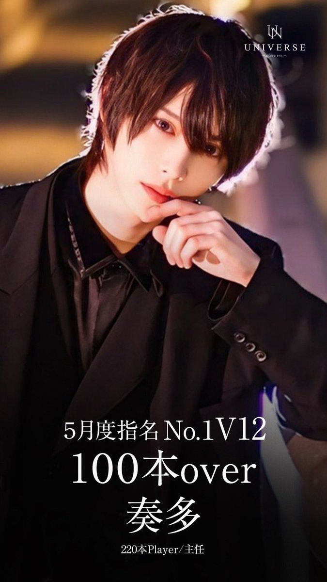 #UNIVERSE 本店

ー 5月度指名No.1 ー
🏆️ 奏多 主任 🏆️

《 5月度100本over 》
《 2023年間店舗指名No.1 》
《 2024年間店舗指名No.1 》
《 店舗指名V12達成 》
《 月間220本player 》

#見ている未来が違う

Instagram⬇️
instagram.com/un.kanata?igsh…