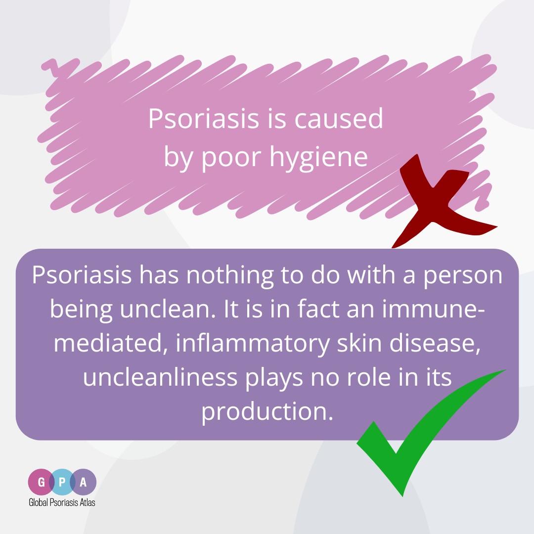 ✨ Myth: Psoriasis is caused by poor hygiene

💡Fact: A common misconception, not unique to #psoriasis, is that skin diseases are caused by poor hygiene.

Let’s spread awareness, not myths! 🧡✨

#PsoriasisAwareness #SkinHealth #PsoriasisFacts #MythBusted