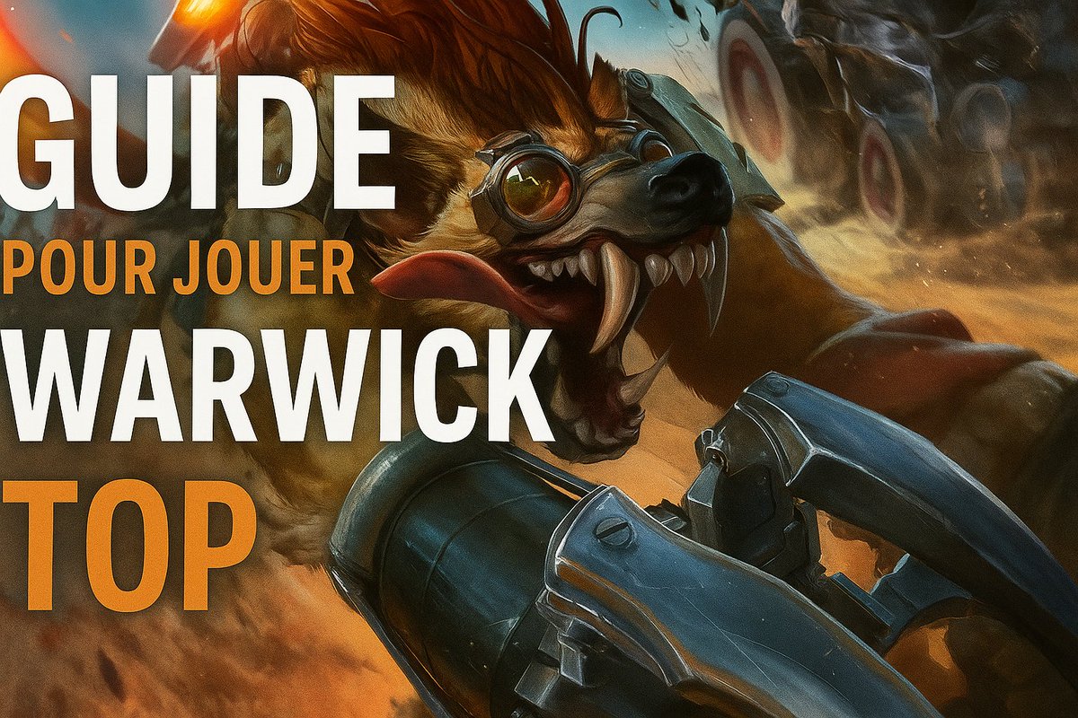 J'en ai pas trouvé en français donc en voilà un : 

GUIDE POUR JOUER WARWICK TOP ( THREAD)
-Runes
-Build
-Match-ups