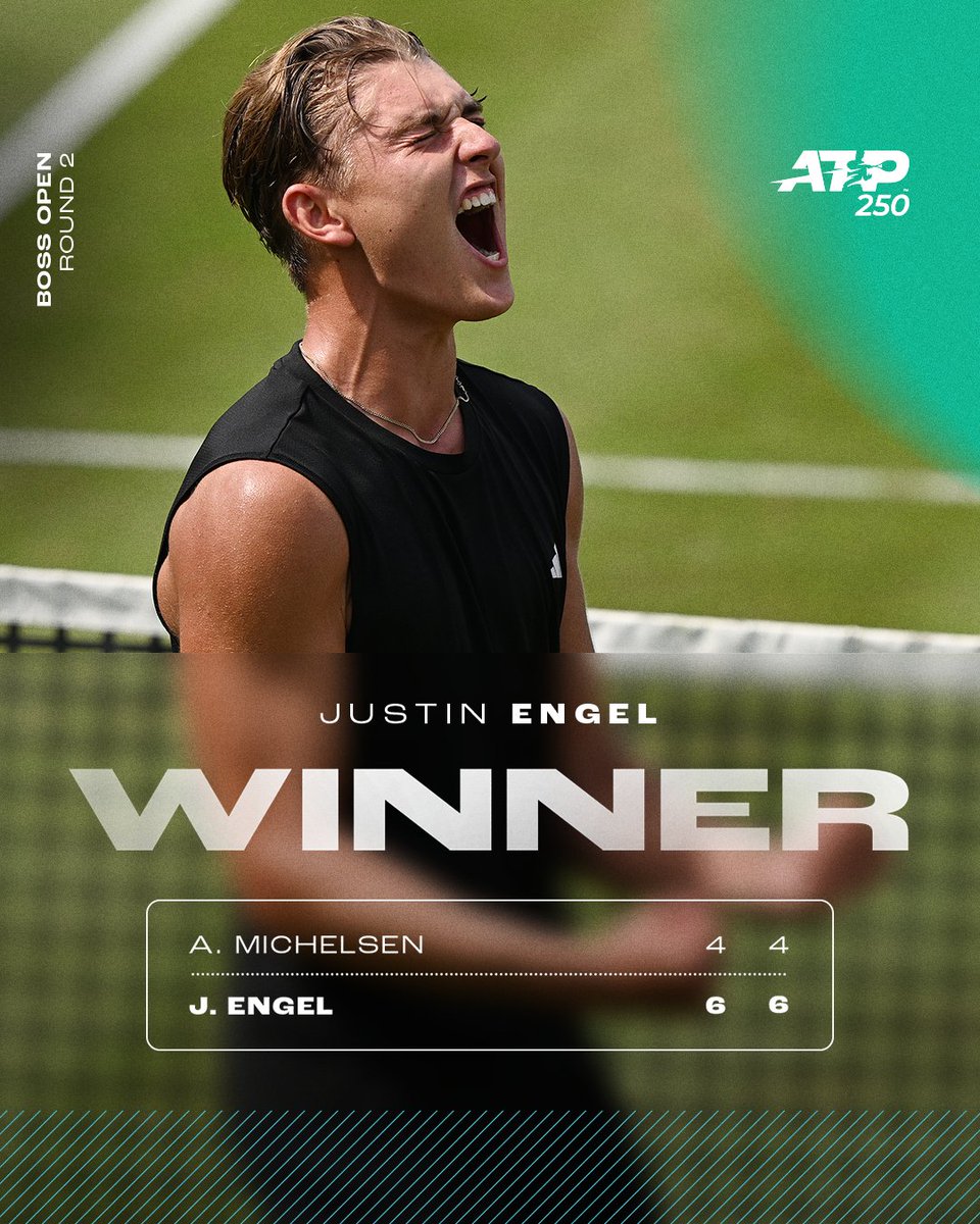 Writing history ✍️⭐️

17-year-old Justin Engel becomes the youngest quarter-finalist in the history of the event! 

<a href="/boss__open/">BOSS OPEN</a> | #BossOpen