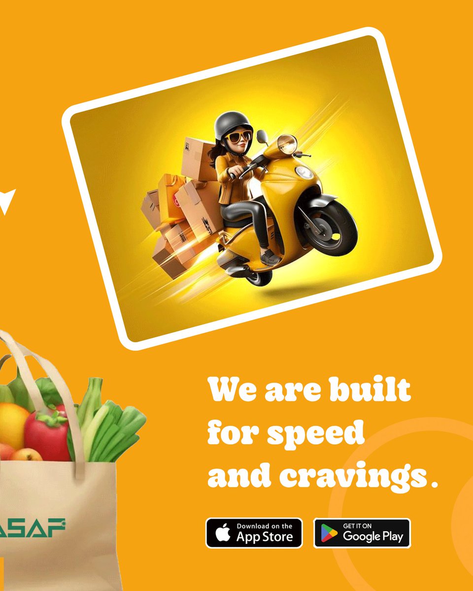 asaptheapp's tweet photo. Stay hungry, because something delicious is on the way!
Get ready to experience speed, satisfaction, and convenience like never before.
ASAP is coming to serve you better soon! π₯
#Asaptheapp #ComingSoon #FoodOnTheGo #Deliverymadeeasy #Osogboconnect https://t.co/rO3NOqI3ap