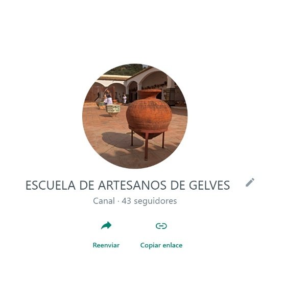 Sigue el canal de ESCUELA DE ARTESANOS DE GELVES en WhatsApp: whatsapp.com/channel/0029Vb…
Verás todas las convocatorias de la Escuela en tiempo real. 
¡No te perderás ni una!