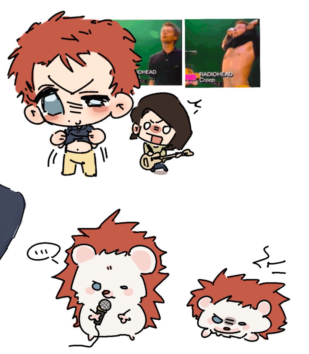 招魂the bends era红毛刺猬