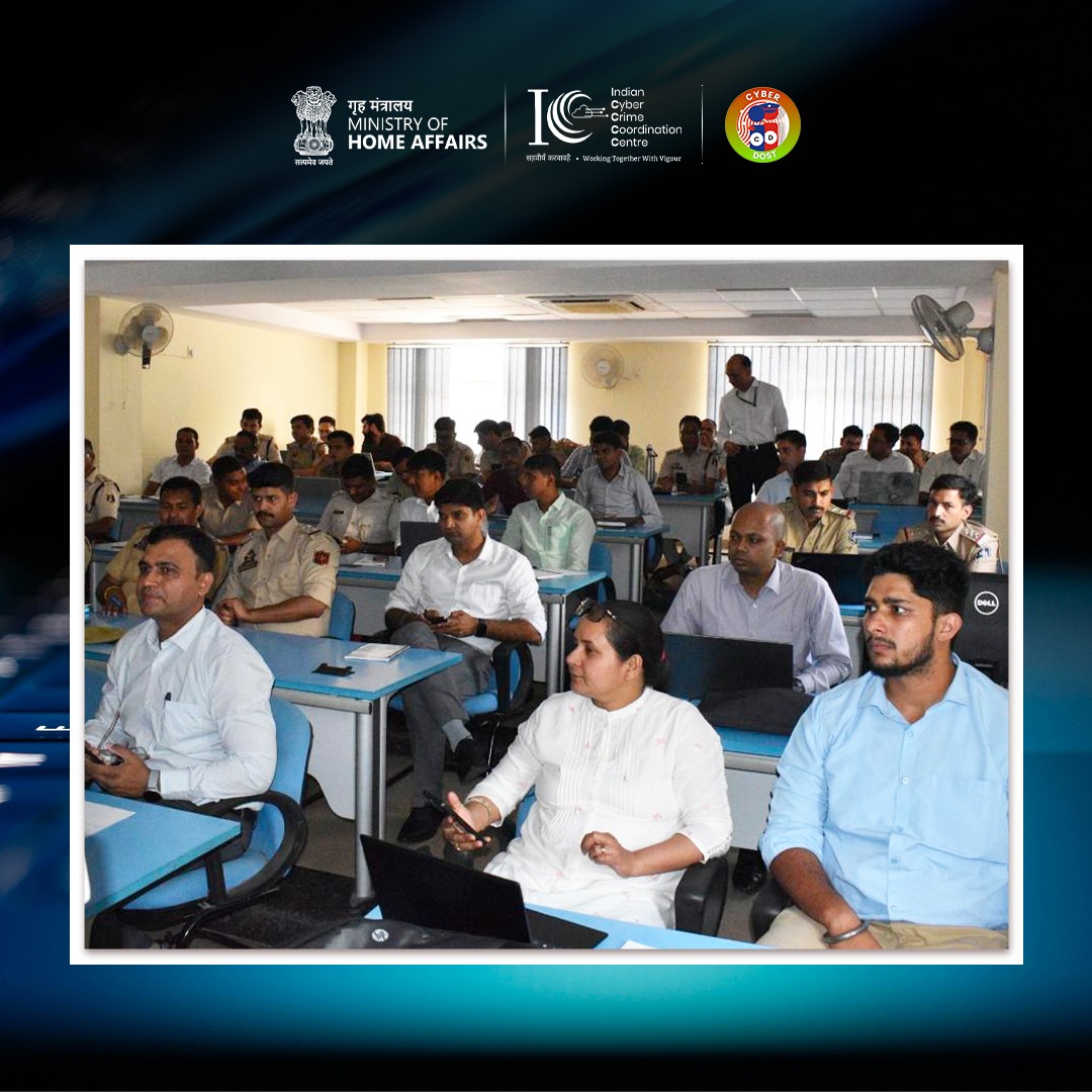 Empowering the frontline of cybercrime investigation!
I4C &amp; BPR&amp;D wrapped up a 5-day training on Virtual Digital Assets at CDTI, Ghaziabad; building state police capacity to tackle digital threats.

#CyberDost #I4C #BPRD #CDTI #CyberTraining #VirtualAssets #AapkaCyberDost
