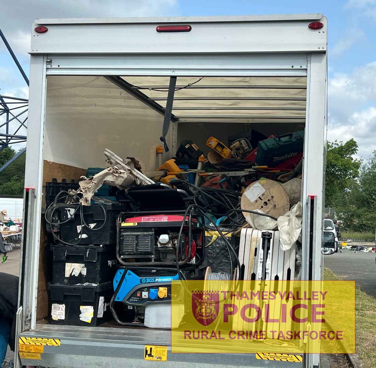 Last week, we tackled a crime series targeting tools.
✅ CCTV secured &amp; victims supported
✅ Suspect vehicle ID'ed &amp; recovered
✅ Arrest made at a car boot sale selling stolen tools
215 tools examined remember to mark &amp; register your tools to protect your livelihood!
More on FB!