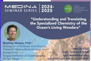 GranadaSalud (@granadaessalud) on Twitter photo 📢 ¡Atención, comunidad científica!
<a href="/MEDINADiscovery/">Fundación MEDINA</a> anuncia nuevo seminario con Dr. Bradley Moore (<a href="/Scripps_Ocean/">Scripps Institution of Oceanography</a>) 🌊
🗓️ 24 de junio, 2025 🕛 12 pm (seguido de networking) 📍 Salón de Actos, Fundación MEDINA
Más info: info@medinaandalucia.es 📢 ¡Atención, comunidad científica!
<a href="/MEDINADiscovery/">Fundación MEDINA</a> anuncia nuevo seminario con Dr. Bradley Moore (<a href="/Scripps_Ocean/">Scripps Institution of Oceanography</a>) 🌊
🗓️ 24 de junio, 2025 🕛 12 pm (seguido de networking) 📍 Salón de Actos, Fundación MEDINA
Más info: info@medinaandalucia.es