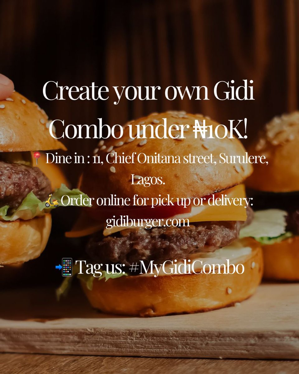 The Best Burgers In Lagos tweet media