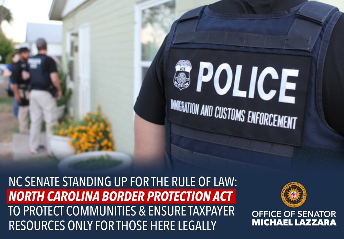 🚨 NEWS: The #NCGA has passed Senate Bill 153 — a strong step to protect our communities, secure our borders, and ensure taxpayer dollars go only to those here legally.

We’re standing up for the rule of law, backing law enforcement, and holding local governments accountable. Now