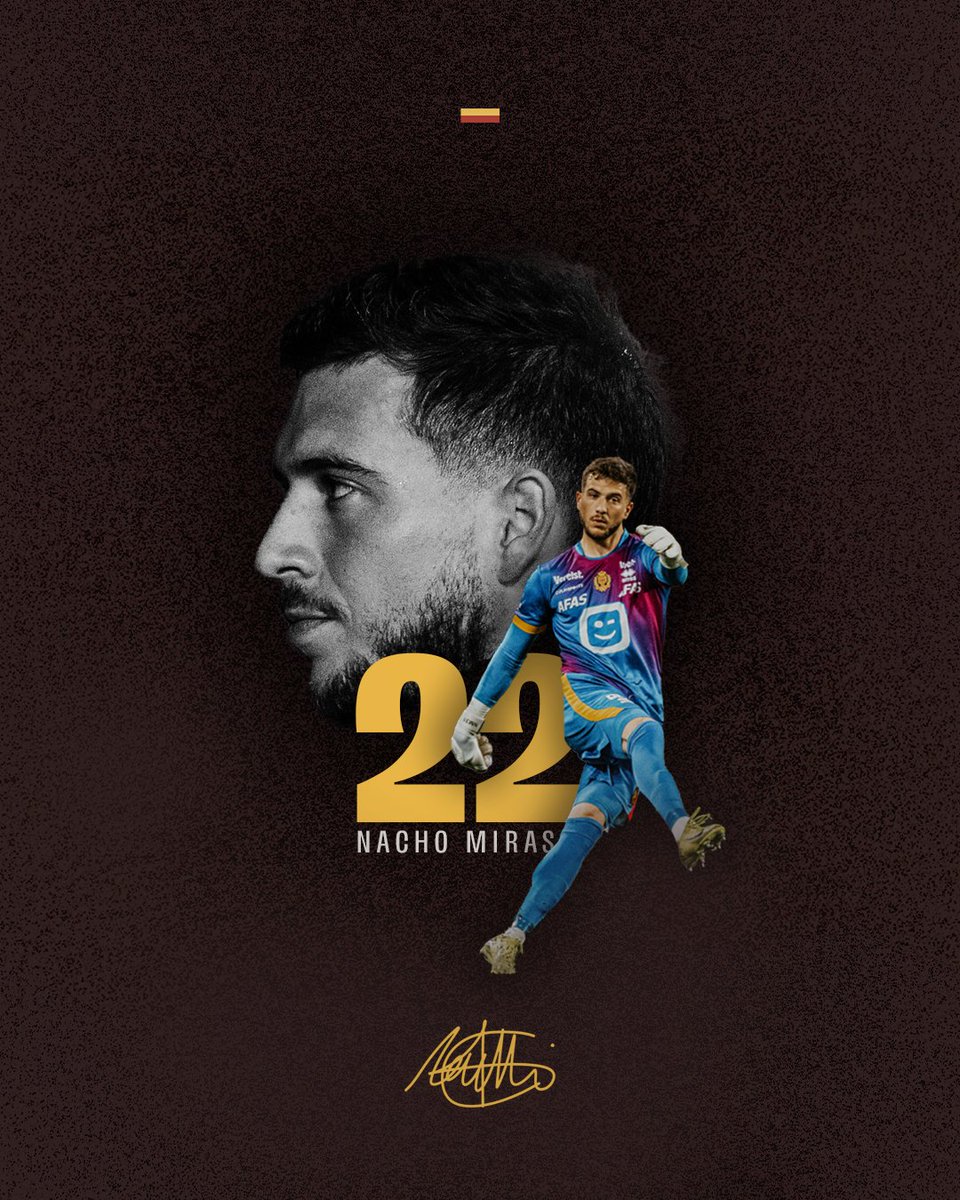 Nacho Miras blijft deel van 𝐨𝐧𝐳𝐞 𝐩𝐥𝐨𝐞𝐠 ✍️

De doelman zette vandaag zijn handtekening onder een contract tot 2027.
🔗 kvmechelen.be/nacho-blijft/

Vamos, Miras! 💛❤️