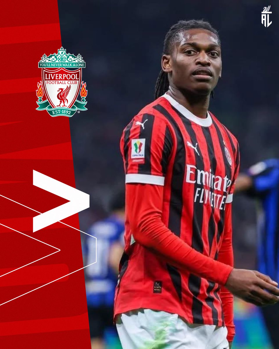 🔴𝑻𝑹𝑨𝑵𝑺𝑭𝑬𝑹 𝑵𝑬𝑾𝑺: Former Manchester United Chief Scout Mick Brown has tipped Liverpool as front runners for Rafael Leão. 

🗣️“Rafael Leão is a name I’ve heard mentioned in connection with Liverpool”

(<a href="/footyinsider247/">Football Insider</a>)

What do we think about this 🤔❓