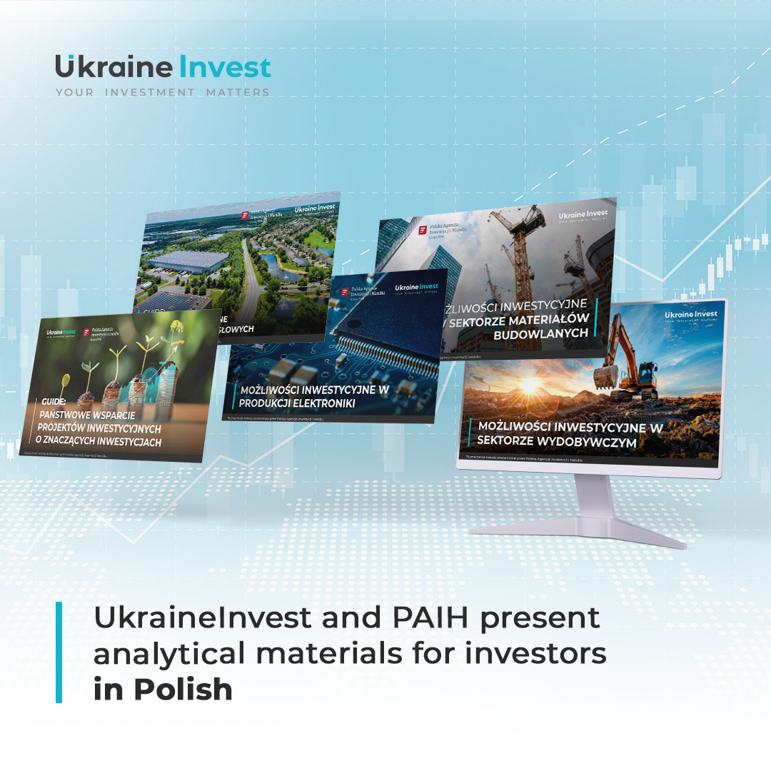 ⚡️#UkraineInvest and <a href="/PAIH_pl/">PAIH</a> present analytical materials for investors in Polish ➡️ukraineinvest.gov.ua/en/news/ukrain…