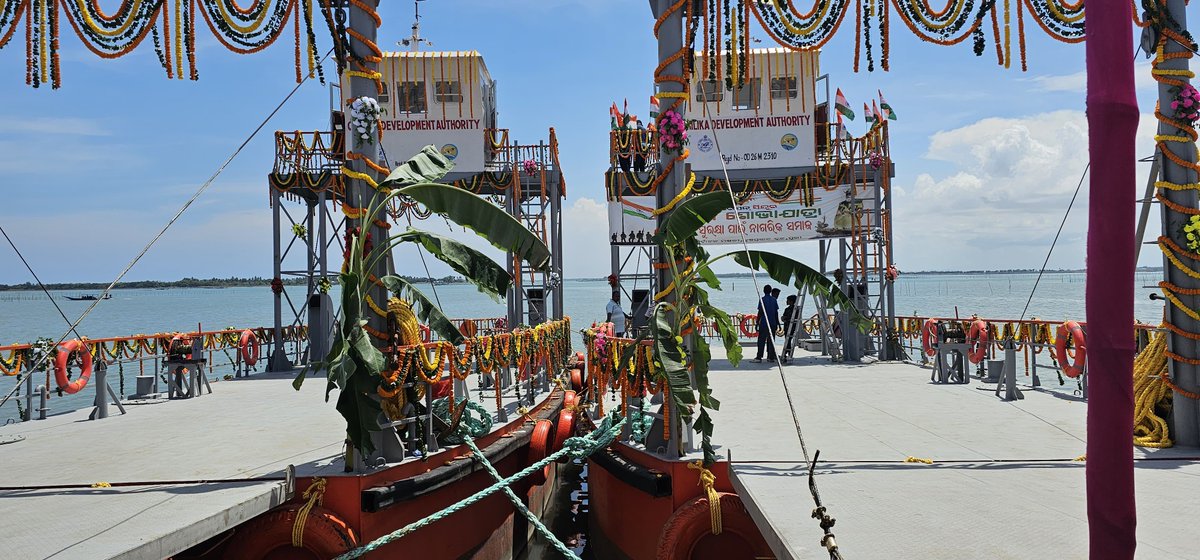 ChilikaDevAuth's tweet image. Inauguration of 2 nos of Ferry Craft by @sambitswaraj  Hon&apos;ble MP, Puri and @UpasnaMohapatra  Hon&apos;ble MLA, Brahmagiri at Satapada, Puri. @CMO_Odisha @ForestDeptt