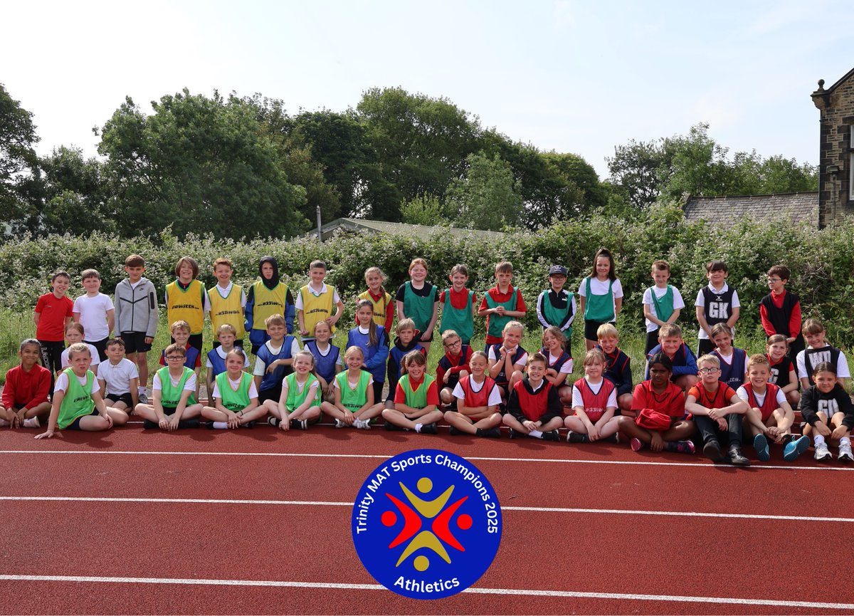Trinity Academy Akroydon (@trinityacada) on Twitter photo 🏃♀️🏅 It's the final event day for our #TrinityIGNITE Year 4 Sports Champions!
After epic Handball and Hockey tournaments, pupils from <a href="/TweetWhitehill/">Whitehill Community Academy</a>, <a href="/TrinityAcadA/">Trinity Academy Akroydon</a>, <a href="/TrinityAcadStC/">Trinity Academy St Chad's</a> and <a href="/TrinityAcadStP/">Trinity Academy St Peter's</a> are back—this time for Athletics.
Mixed-school teams, brilliant 🏃♀️🏅 It's the final event day for our #TrinityIGNITE Year 4 Sports Champions!
After epic Handball and Hockey tournaments, pupils from <a href="/TweetWhitehill/">Whitehill Community Academy</a>, <a href="/TrinityAcadA/">Trinity Academy Akroydon</a>, <a href="/TrinityAcadStC/">Trinity Academy St Chad's</a> and <a href="/TrinityAcadStP/">Trinity Academy St Peter's</a> are back—this time for Athletics.
Mixed-school teams, brilliant
