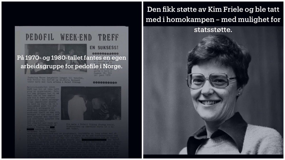 Det er fryktelig mye galskap og grums å ta tak i i denne forsvarstalen for Pride. Her er et par eksempler.

- «Pride er ikke barnas dag» — nei det skal være visst, så hvorfor er skoler og barnehager fullt av det?

- Kim Friele trekkes frem som fornuftens stemme. Samme Kim Friele