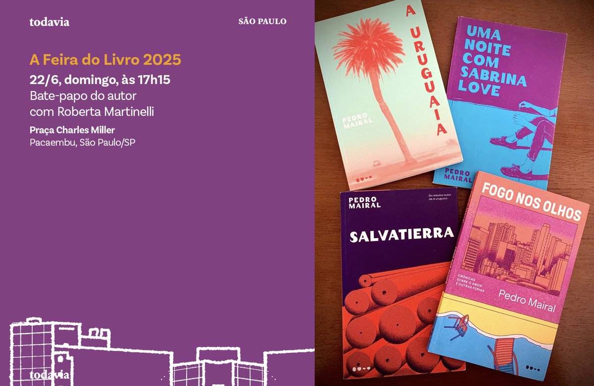 MairalPedro's tweet image. Na próxima semana estarei nas Bienais do Livro do Rio e de São Paulo. Nos vemos por ahí.