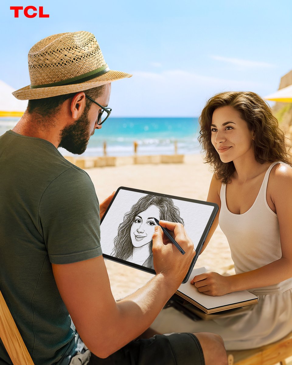 TCLMobileGlobal's tweet image. 👨‍🎨 Bring Out Your Inner Artist with #TCLNXTPAPER11Plus:

☑️ Feel every stroke with its paper-like design

☑️ AI handwriting recognition reduces latency down to &amp;lt;5ms

☑️ T-Pen offers high-pressure sensitivity to improve control &amp;amp; handling

#TCL #TCLMobile #TravelLightWithTCL