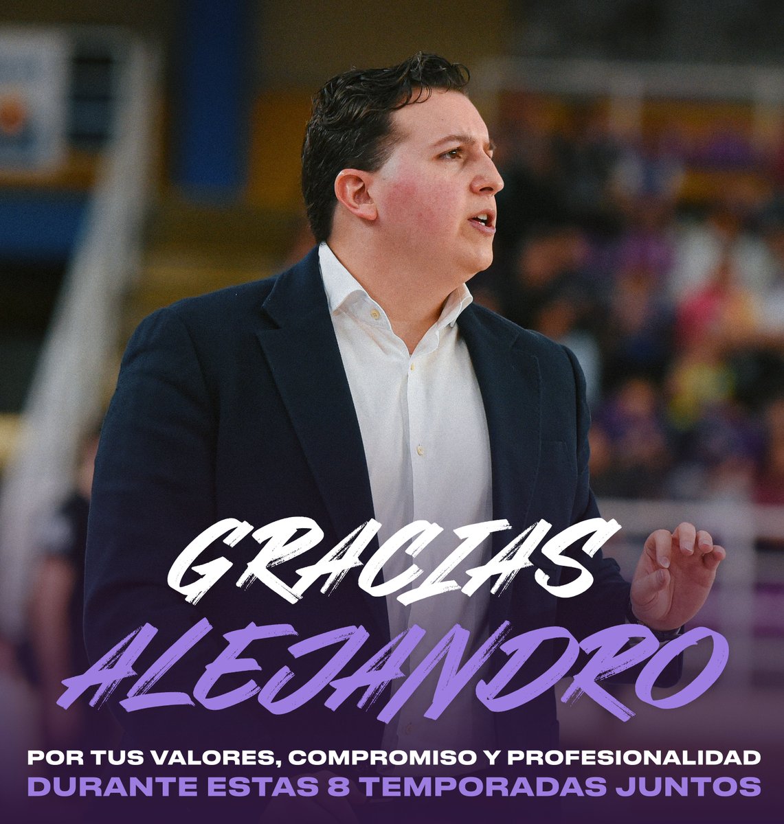 💜 Alejandro Paniagua no continúa en el Club por voluntad propia tras ocho años como técnico.

👏 ¡Enormemente agradecidos por tus valores, compromiso y profesionalidad absoluta! ¡La mejor de las suertes, <a href="/HuracanPani/">Alejandro Paniagua</a>!

🔗 realvalladolidbaloncesto.es/alejandro-pani…

<a href="/UEMC/">UEMC</a> #PucelaBasket