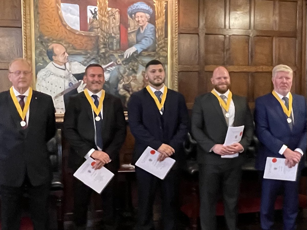 Very pleased to welcome 5 new freemen to the company today at our Court meeting. Congratulations to Ian, Joe, Ashley, Jack and Michael.