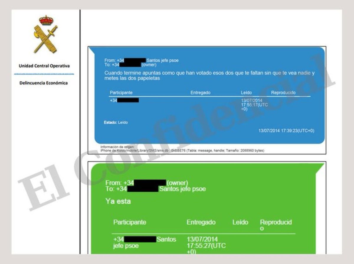 🛑Cerdán amañó supuestamente las primarias del PSOE para lograr la victoria de Sánchez en 2014‼️

"SIN QUE TE VEA NADIE METE LAS DOS PAPELETAS"

O sea, Pedro Sánchez no es legítimo como presidente de España, ni como secretario del partido socialista 🚩😱