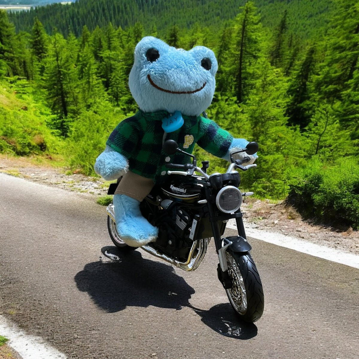 ブーン🏍️💨

やっぱり1/12サイズのバイクはマスコットピクルスさんサイズ…😅

#かえるのピクルス (ソンスかえるのピクルスマスコット)