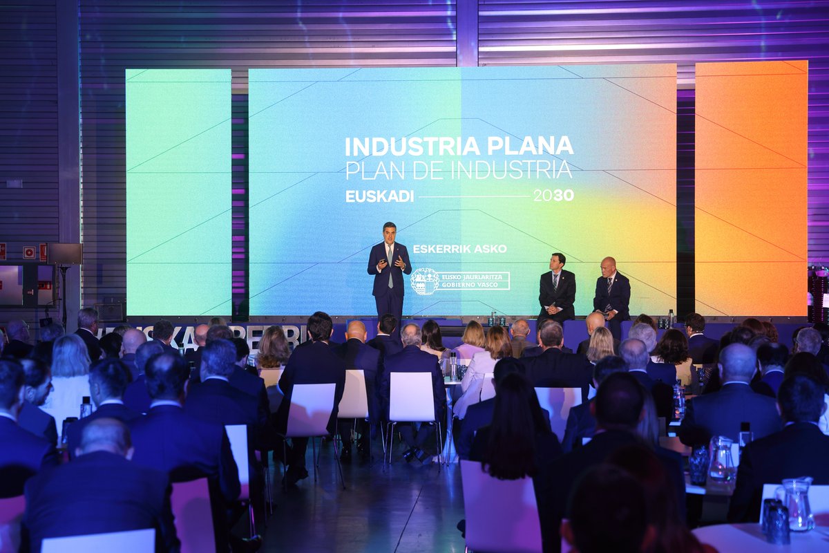 📑📈 El Gobierno Vasco presenta el nuevo Plan de Industria - Euskadi 2030.
La estrategia del Plan de Industria se articula en torno a tres ejes principales: más industria, mejor industria y menos emisiones.
📎 lnkd.in/d8ihqt99
#BRTA