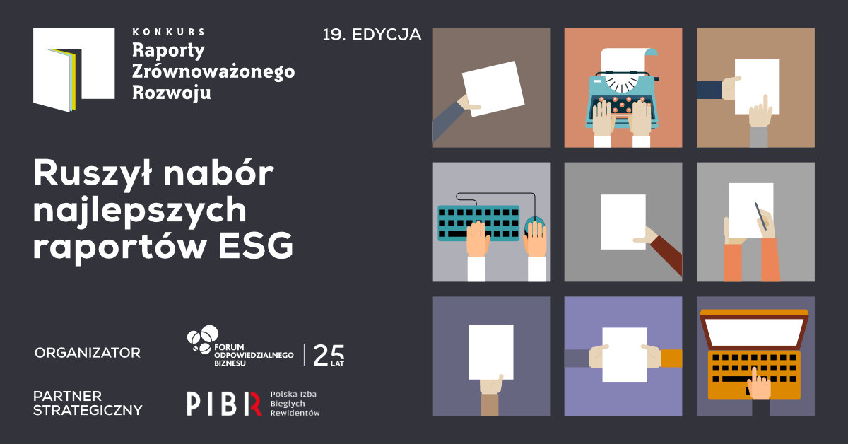 Ruszył nabór do 19. edycji konkursu “Raporty Zrównoważonego Rozwoju”! 📃

➡️ Udział w konkursie mogą wziąć firmy, organizacje i instytucje, które wydały raporty za rok 2️⃣0️⃣2️⃣4️⃣ w języku polskim.

Partnerem Strategicznym #RZR25 jest <a href="/pibr_PL/">PIBR</a> 🤝

🔗 raportyzr.pl/forum-odpowied…

#ESG