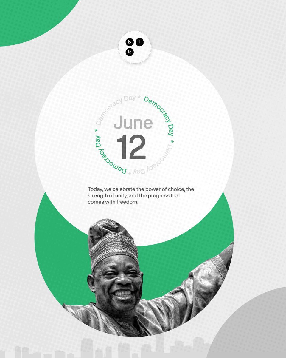 blk_labs's tweet image. Happy Democracy Day From Us To You .